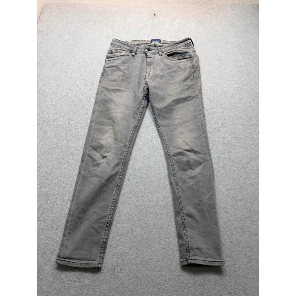 Zara Man Grey Slim Fit Denim Jeans Size 32 Washed Gray Casual Pants